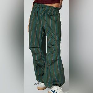 Sloan Poplin Striped Balloon Pant